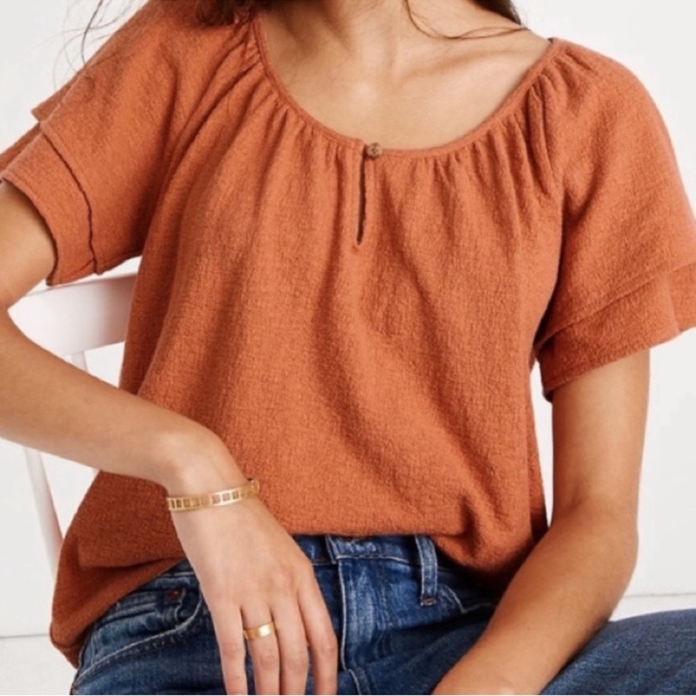 Madewell Texture & Thread Cotton Top